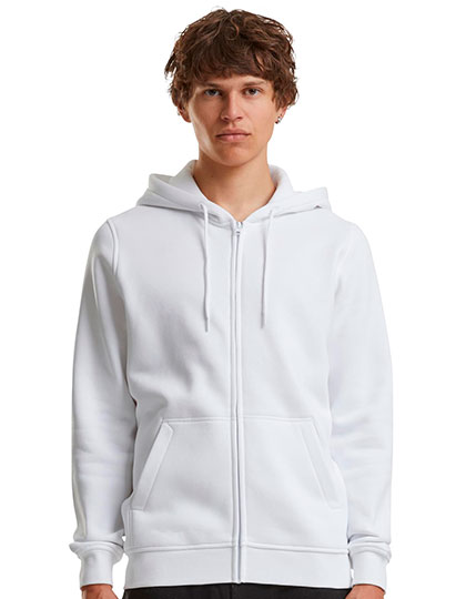 BYB (BY012) Heavy Zip Hoodie — White