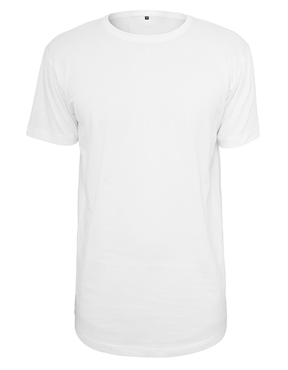 BYB (BY028) Shaped Long Tee — White